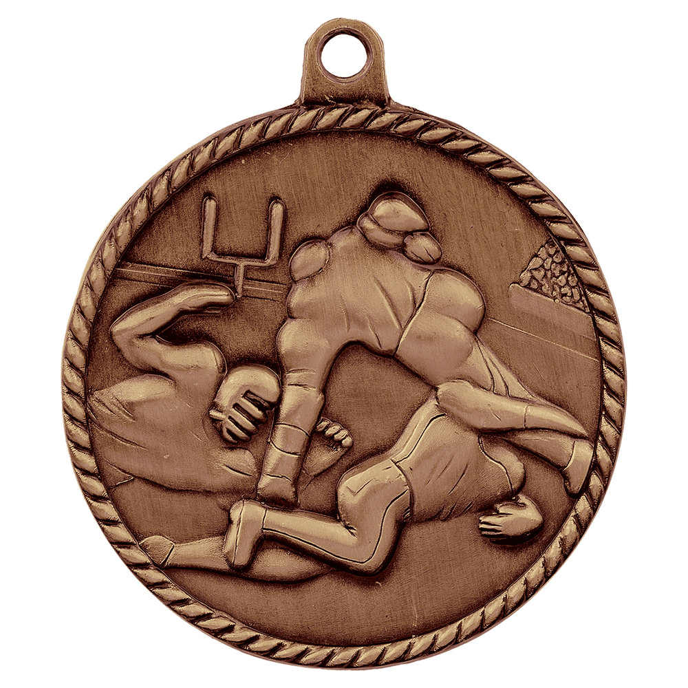 Antique Football High Relief Medals