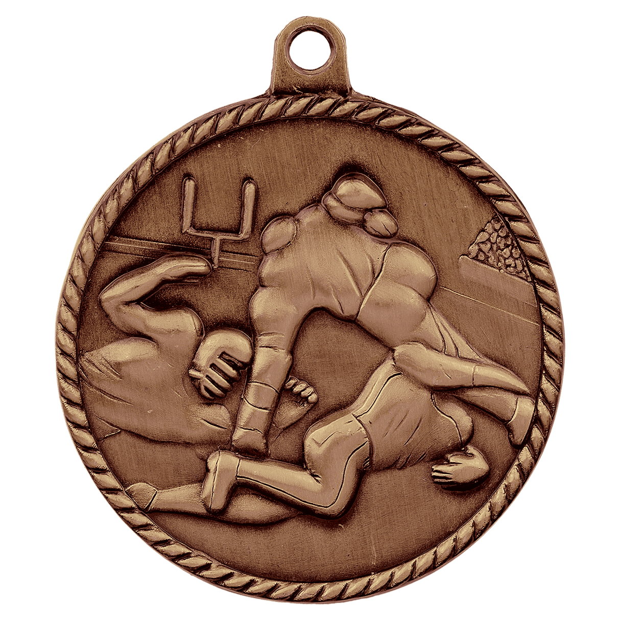 Antique Football High Relief Medals