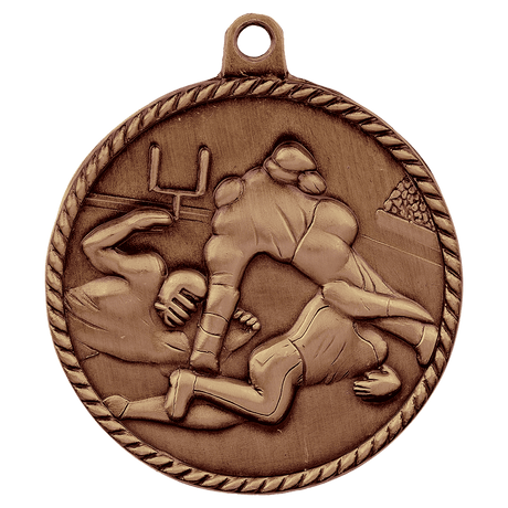 Antique Football High Relief Medals