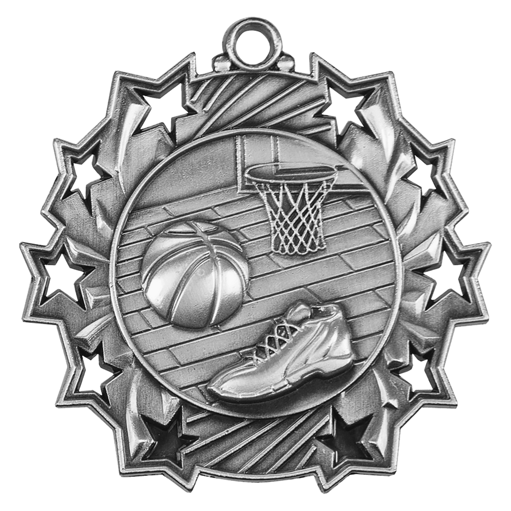 Antique Basketball Ten Star Medals