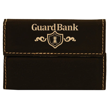 Leatherette Hard Business Card Holders