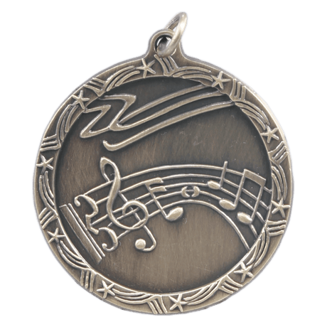 Antique Music Shooting Star Medals