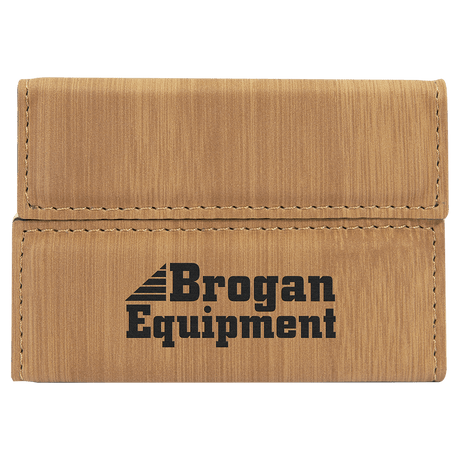 Leatherette Hard Business Card Holders