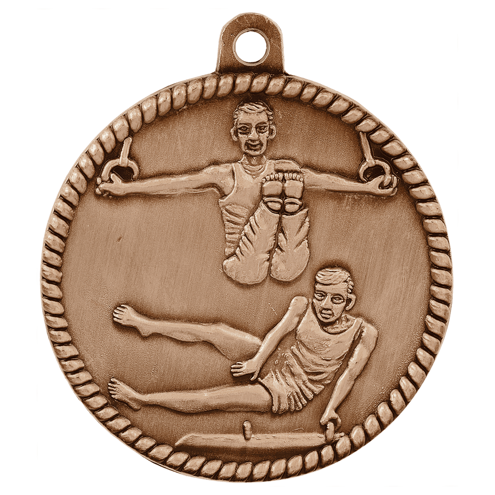 Antique Gymnastics High Relief Medals