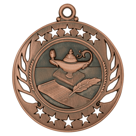 Antique Lamp of Knowledge Galaxy Medals