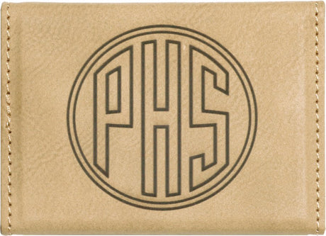 Leatherette Hard Business Card Holders