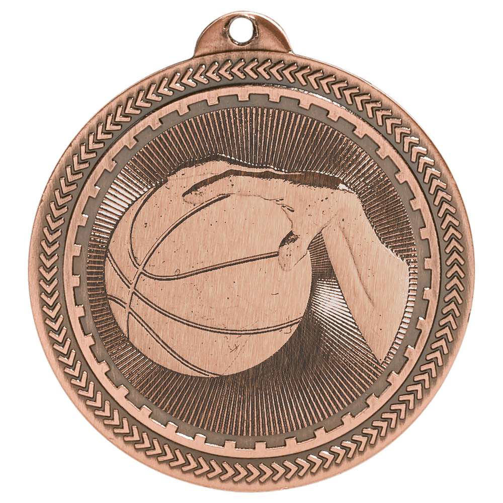 Basketball Laserable Medals