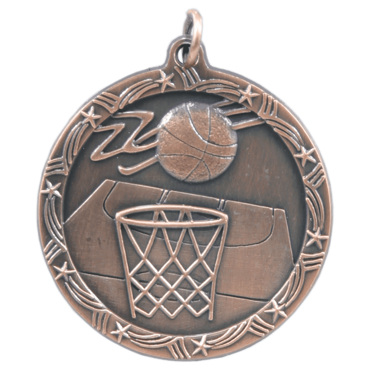 Antique Basketball Shooting Star Medals