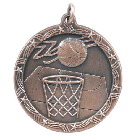 Antique Basketball Shooting Star Medals