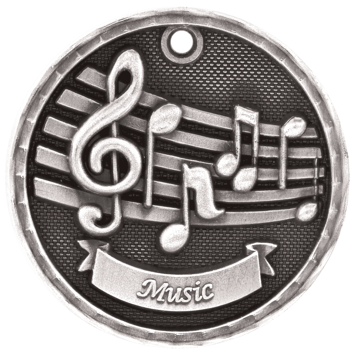 Antique 3D Music Medals