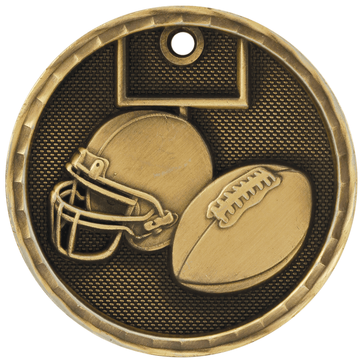 Antique 3D Football Medals