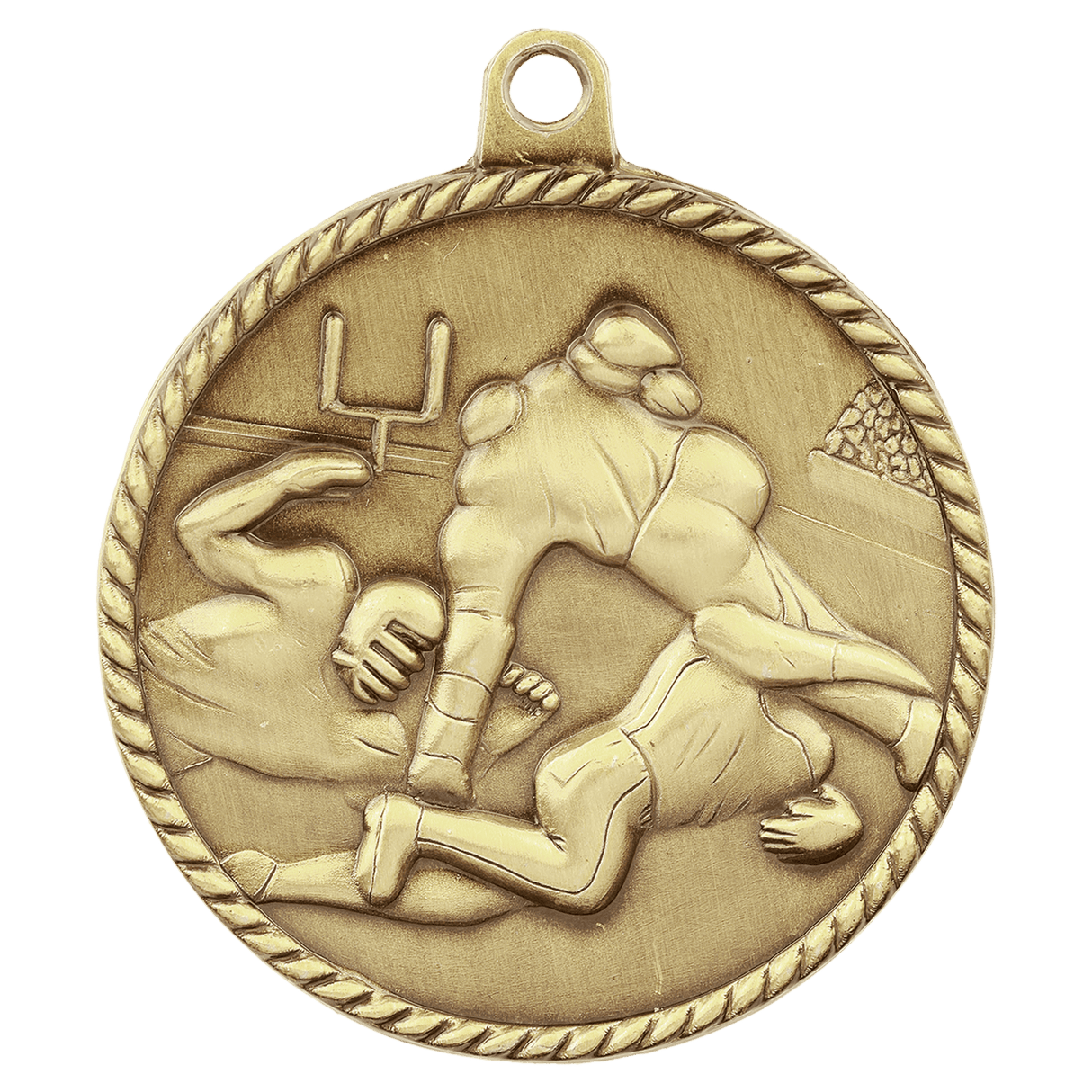 Antique Football High Relief Medals