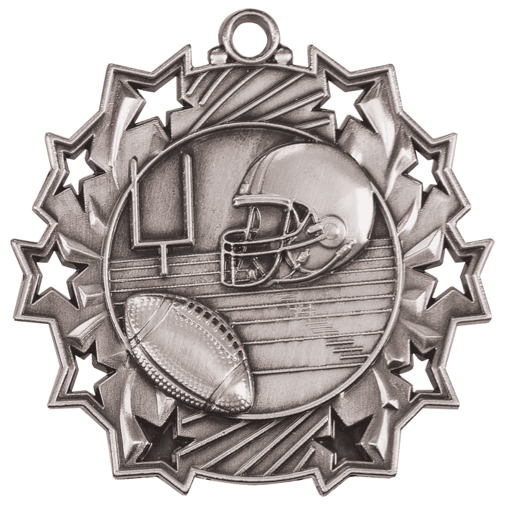 Antique Football Ten Star Medals