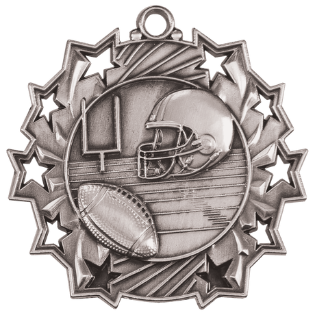 Antique Football Ten Star Medals