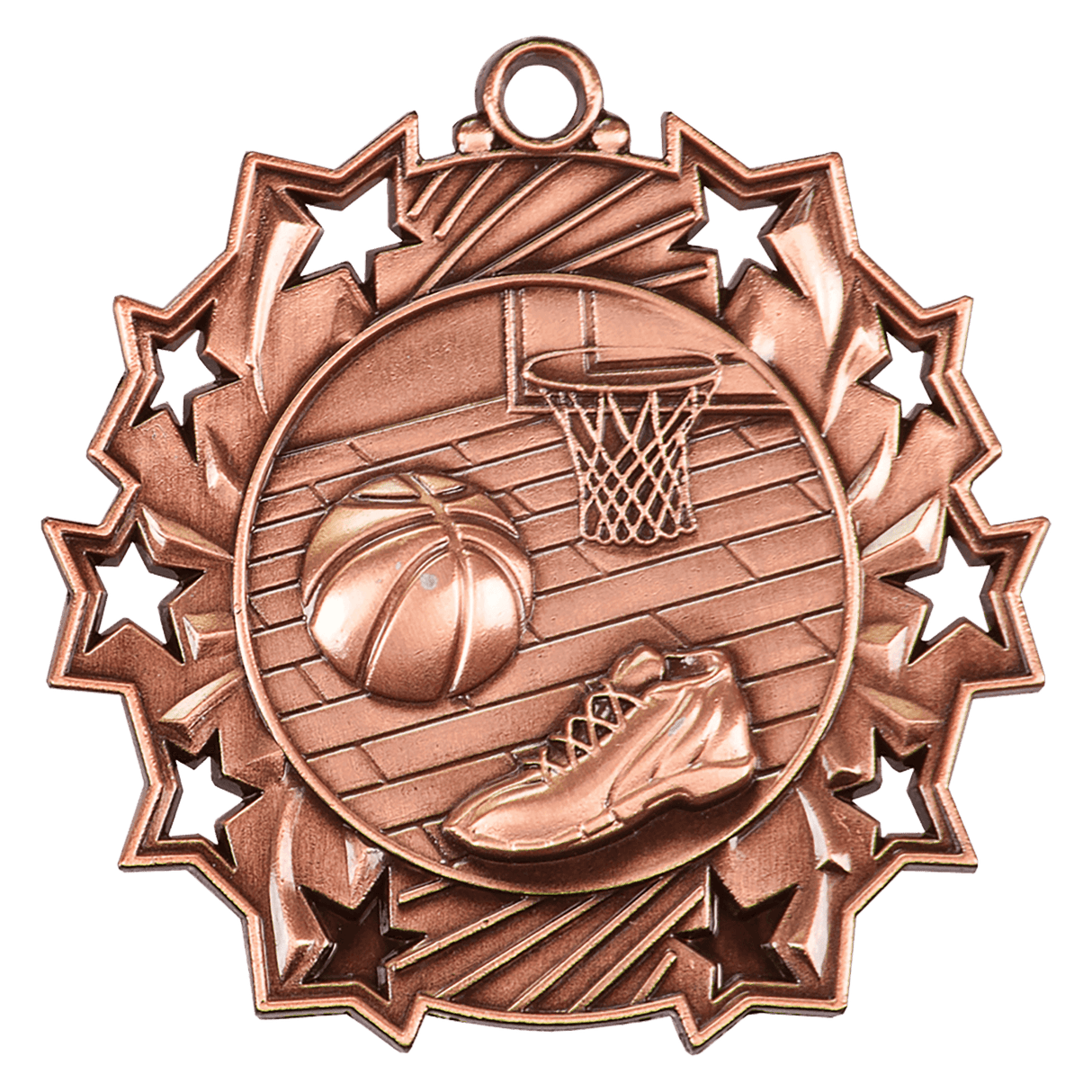 Antique Basketball Ten Star Medals