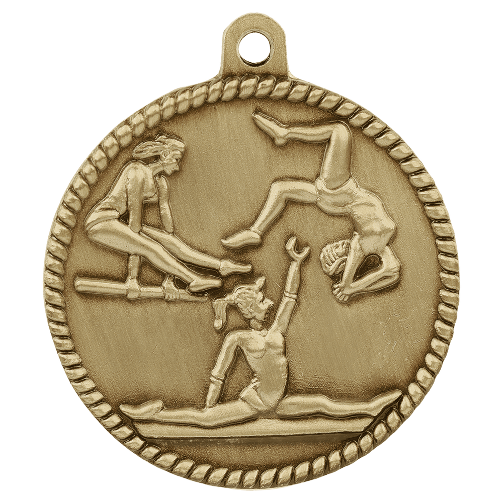 Antique Gymnastics High Relief Medals
