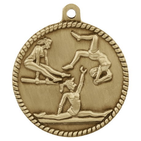 Antique Gymnastics High Relief Medals
