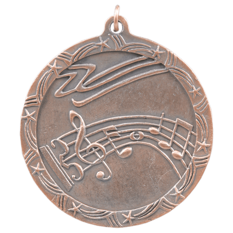 Antique Music Shooting Star Medals
