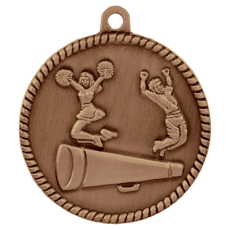 Antique Cheerleading High Relief Medals