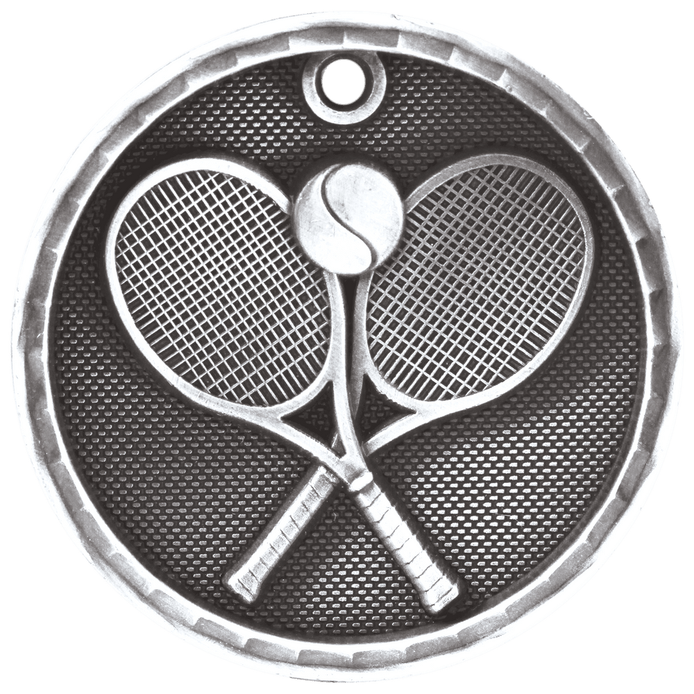 Antique 3D Tennis Medals