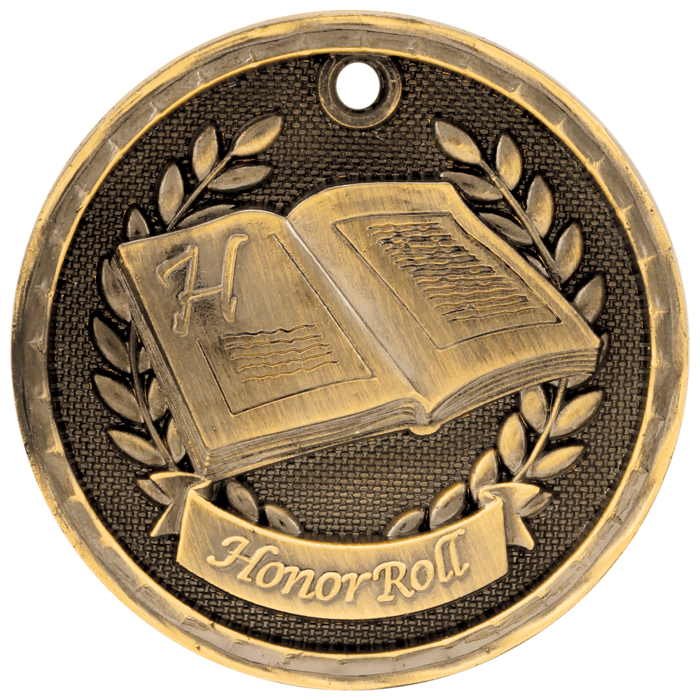 Antique 3D Honor Roll Medals