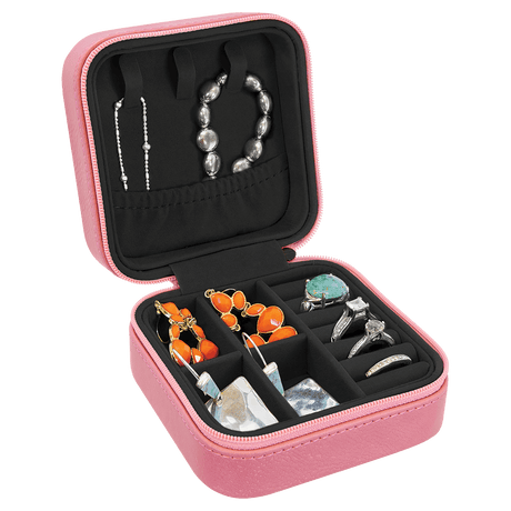 Leatherette Travel Jewelry Boxes