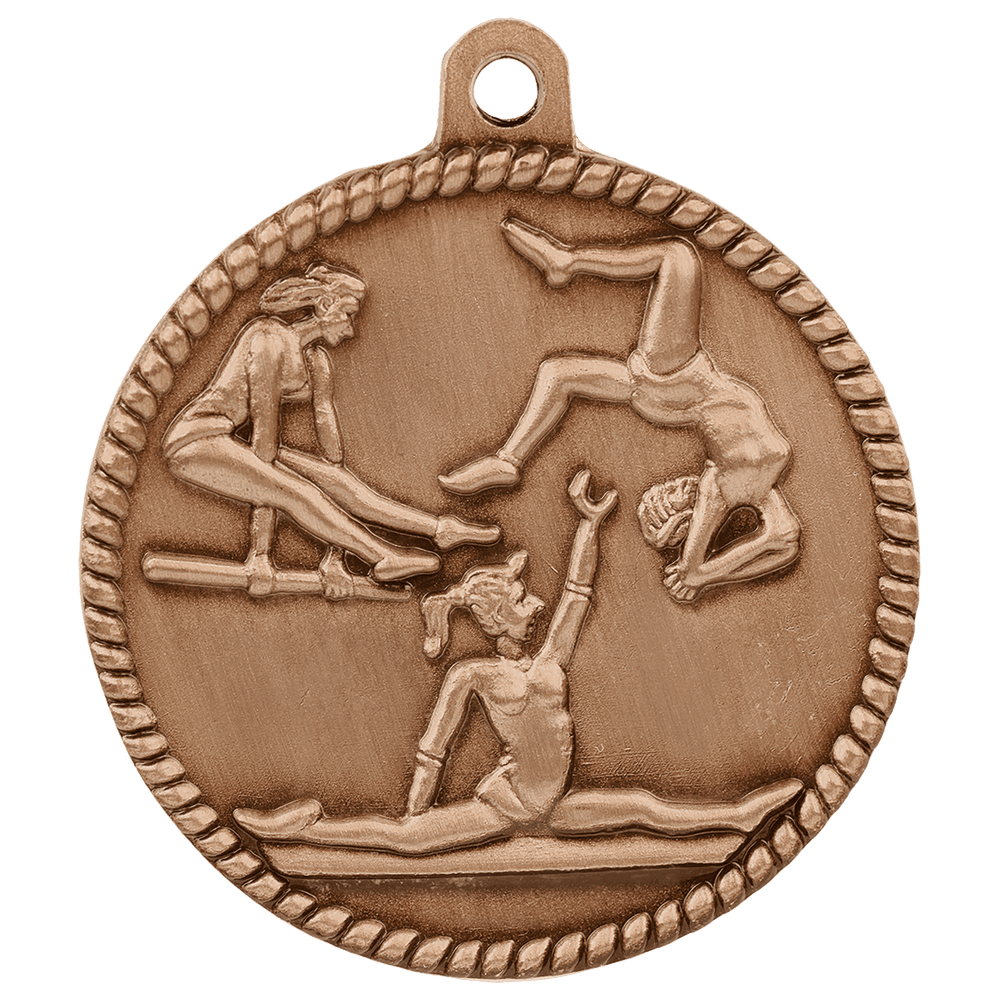 Antique Gymnastics High Relief Medals