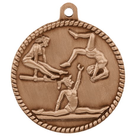 Antique Gymnastics High Relief Medals