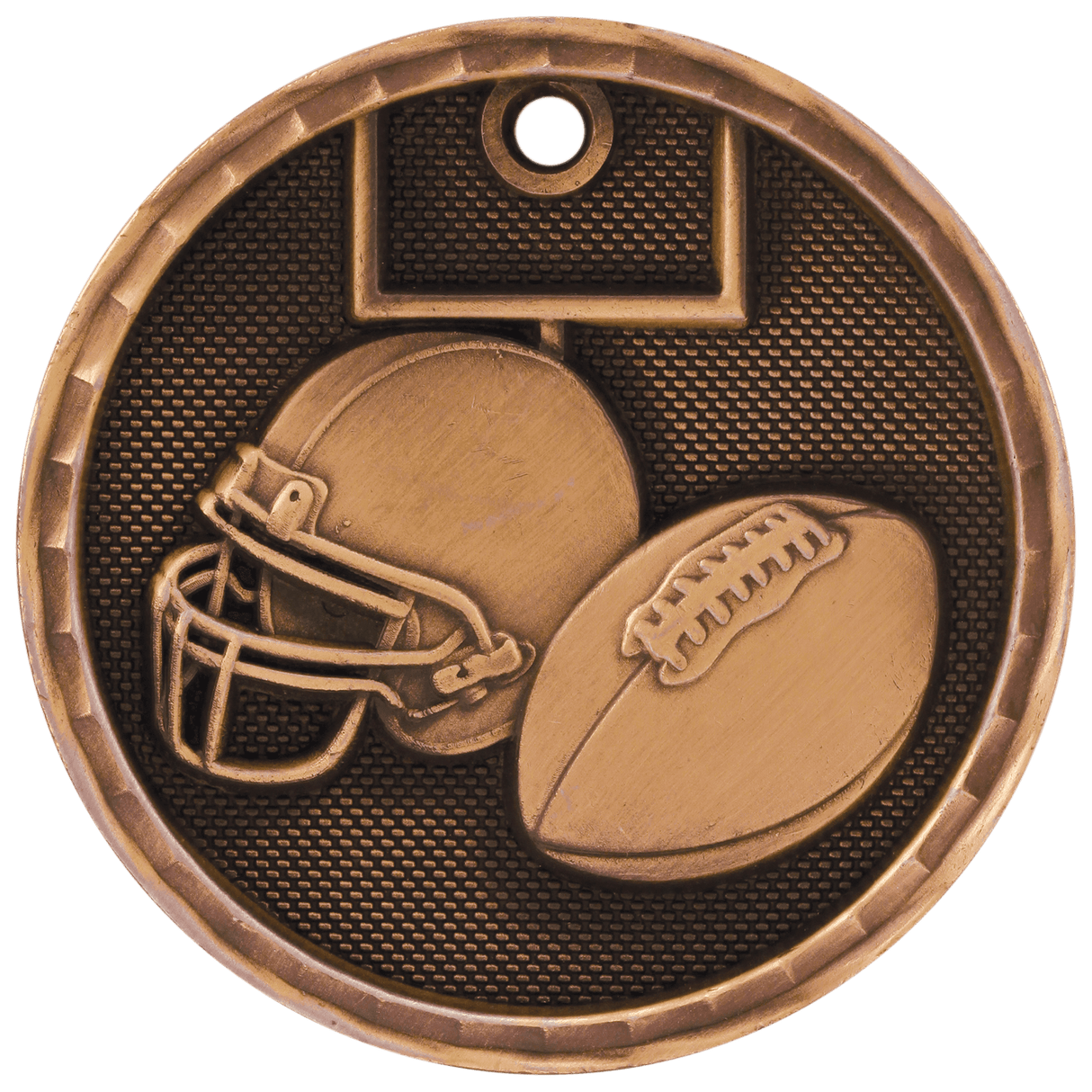 Antique 3D Football Medals