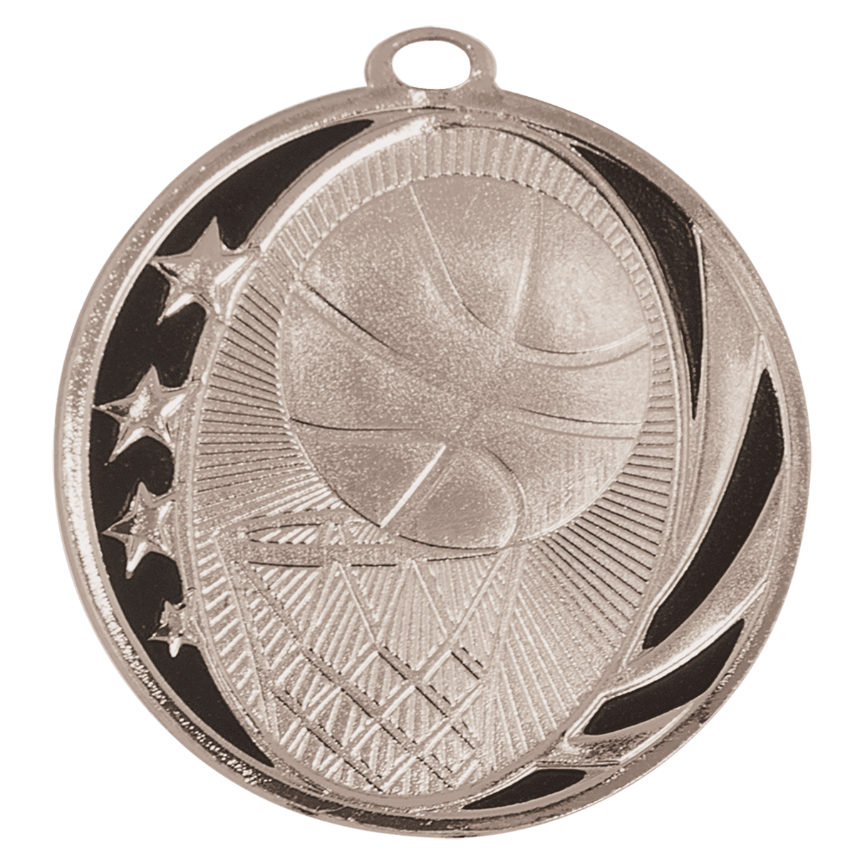 Basketball Laserable MidNite Star Medals