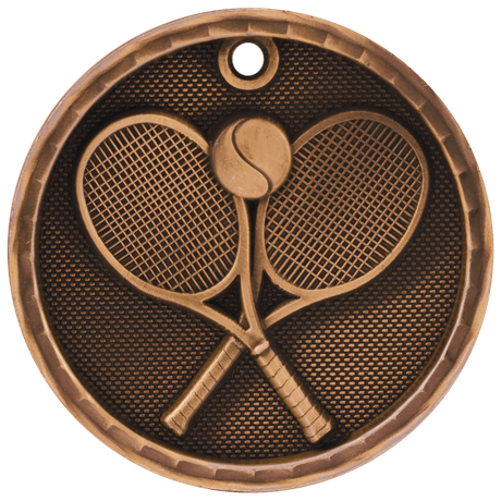 Antique 3D Tennis Medals