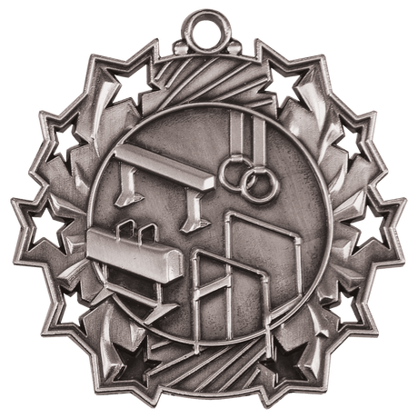 Antique Gymnastics Ten Star Medals