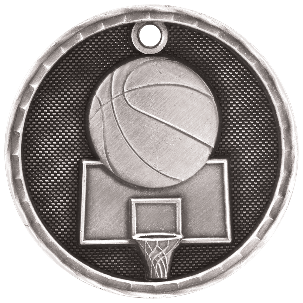 Antique 3D Basketball Medals