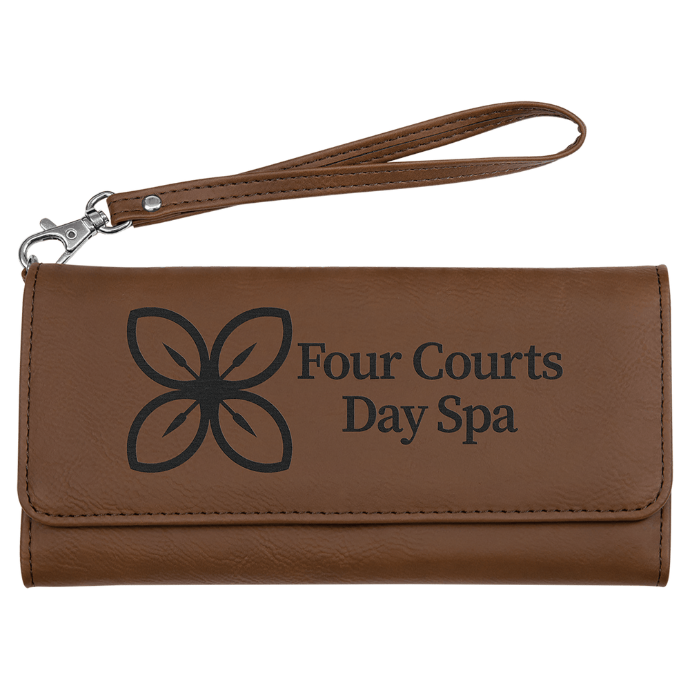 Leatherette Purse with Strap
