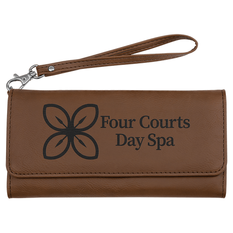 Leatherette Purse with Strap
