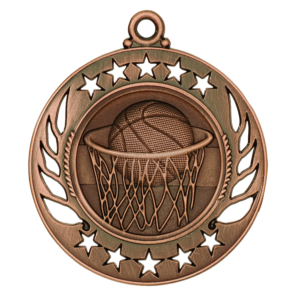 Antique Basketball Galaxy Medals