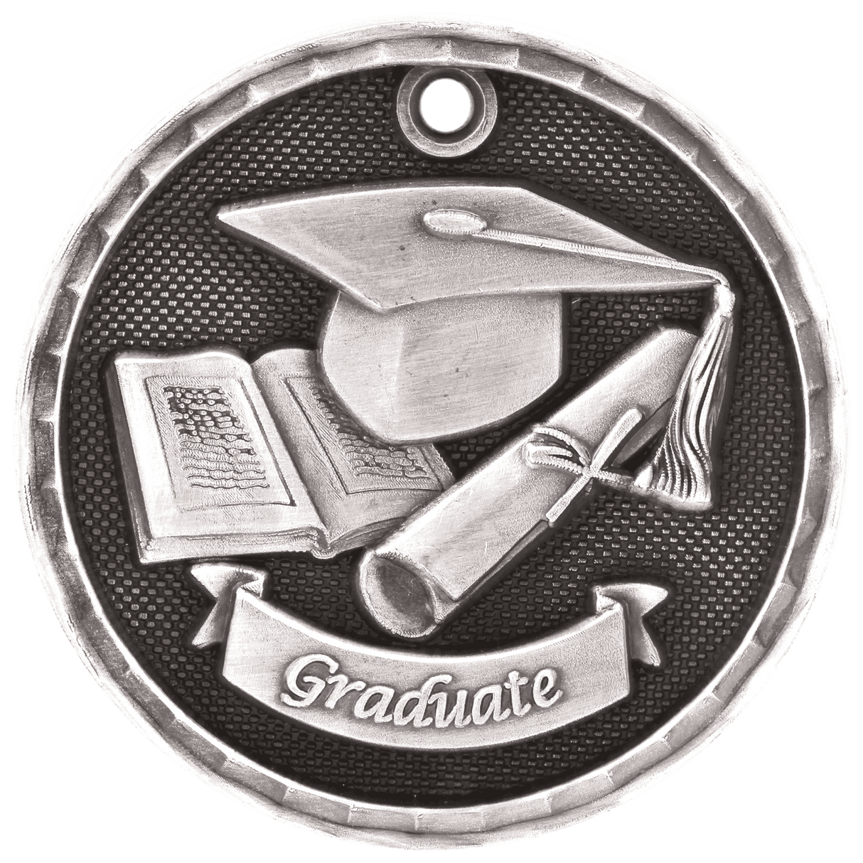Antique 3D Graduate Medals