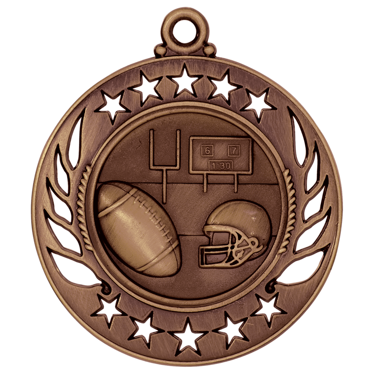 Antique Football Galaxy Medals