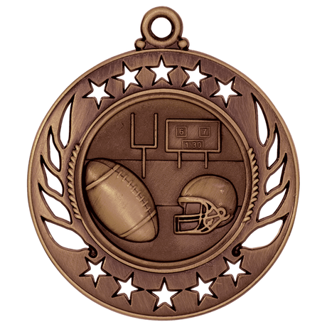 Antique Football Galaxy Medals