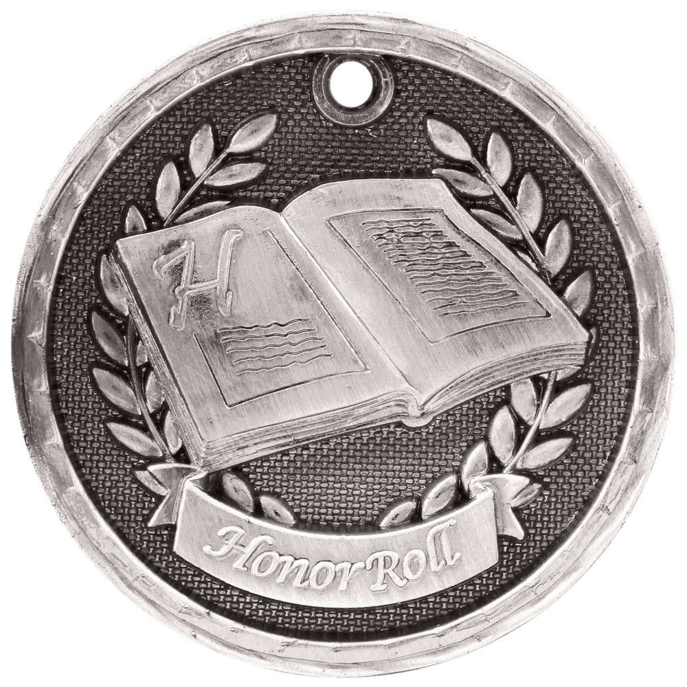 Antique 3D Honor Roll Medals
