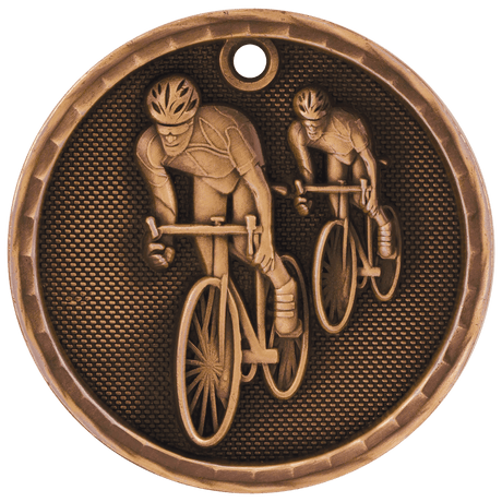 Antique 3D Bicycling Medals