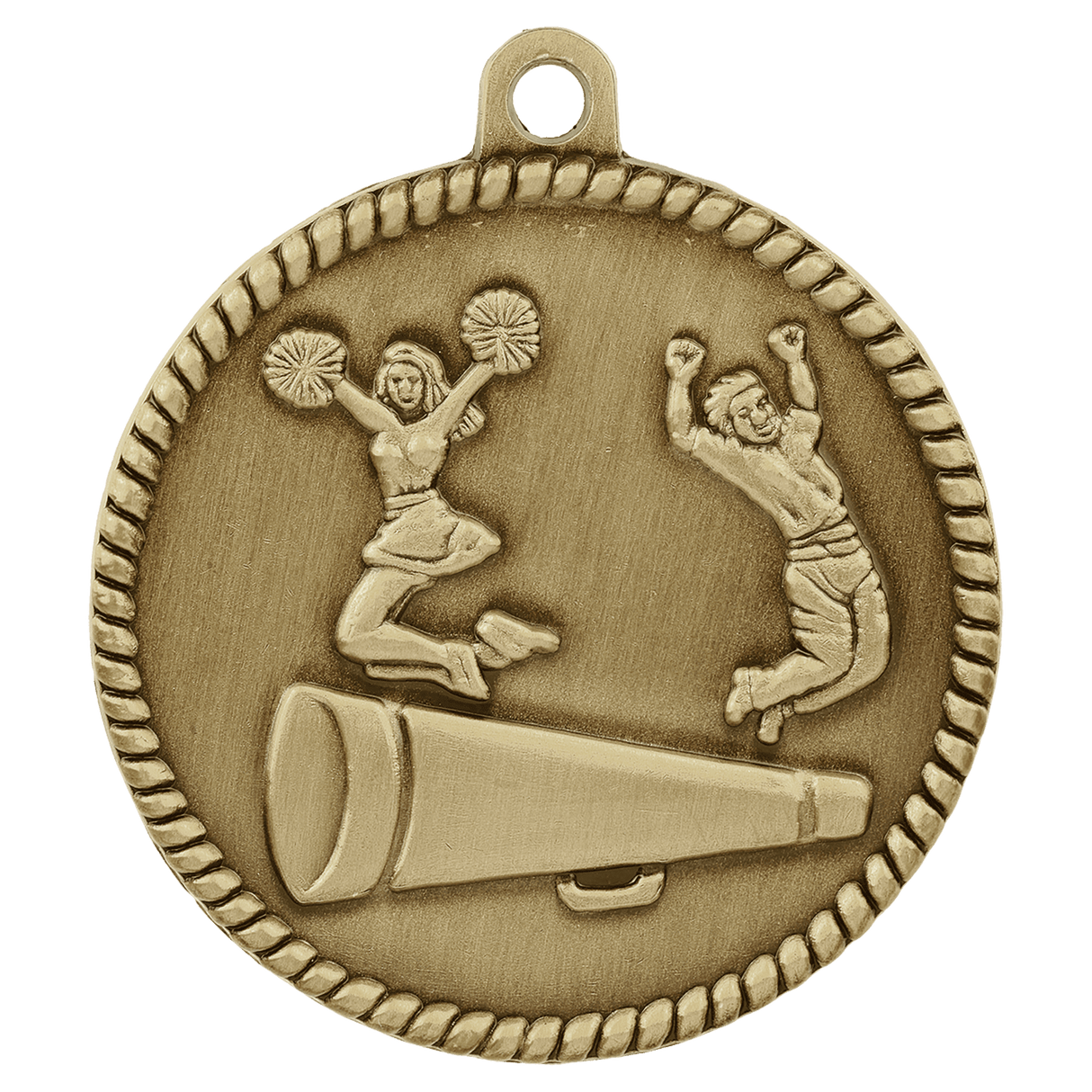Antique Cheerleading High Relief Medals