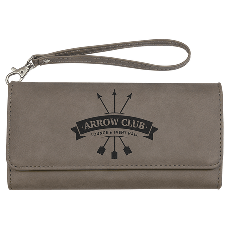 Leatherette Purse with Strap