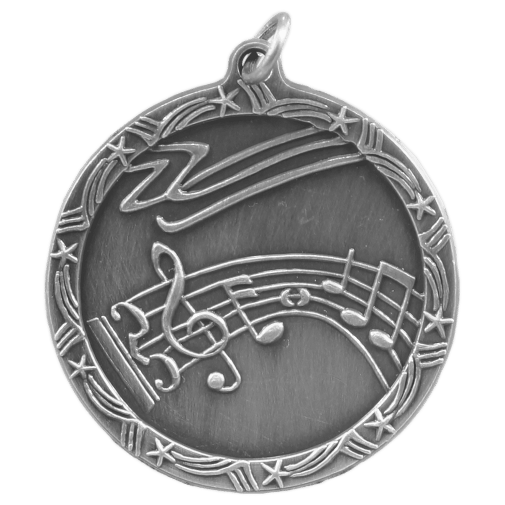 Antique Music Shooting Star Medals