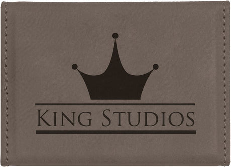 Leatherette Hard Business Card Holders