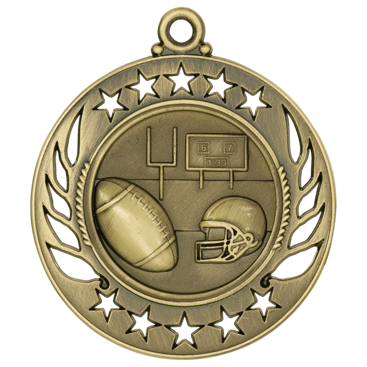 Antique Football Galaxy Medals