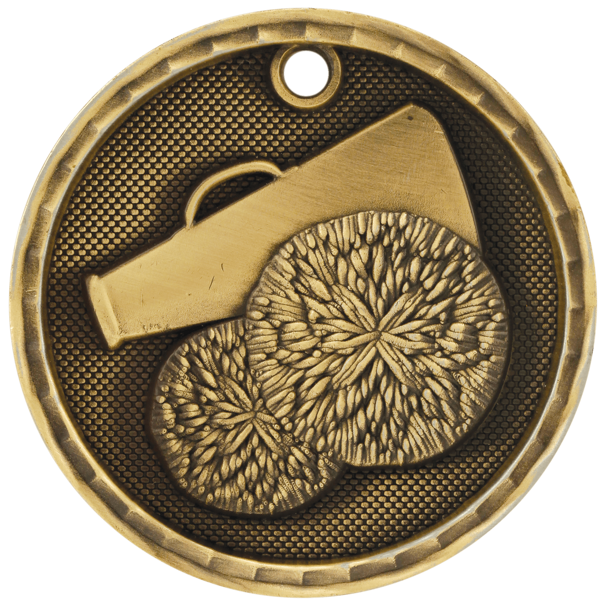 Antique 3D Cheer Medals