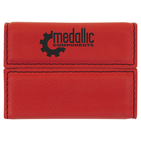 Leatherette Hard Business Card Holders
