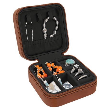 Leatherette Travel Jewelry Boxes
