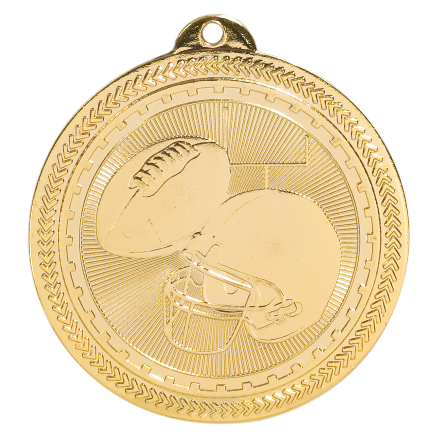 Football Laserable Medals